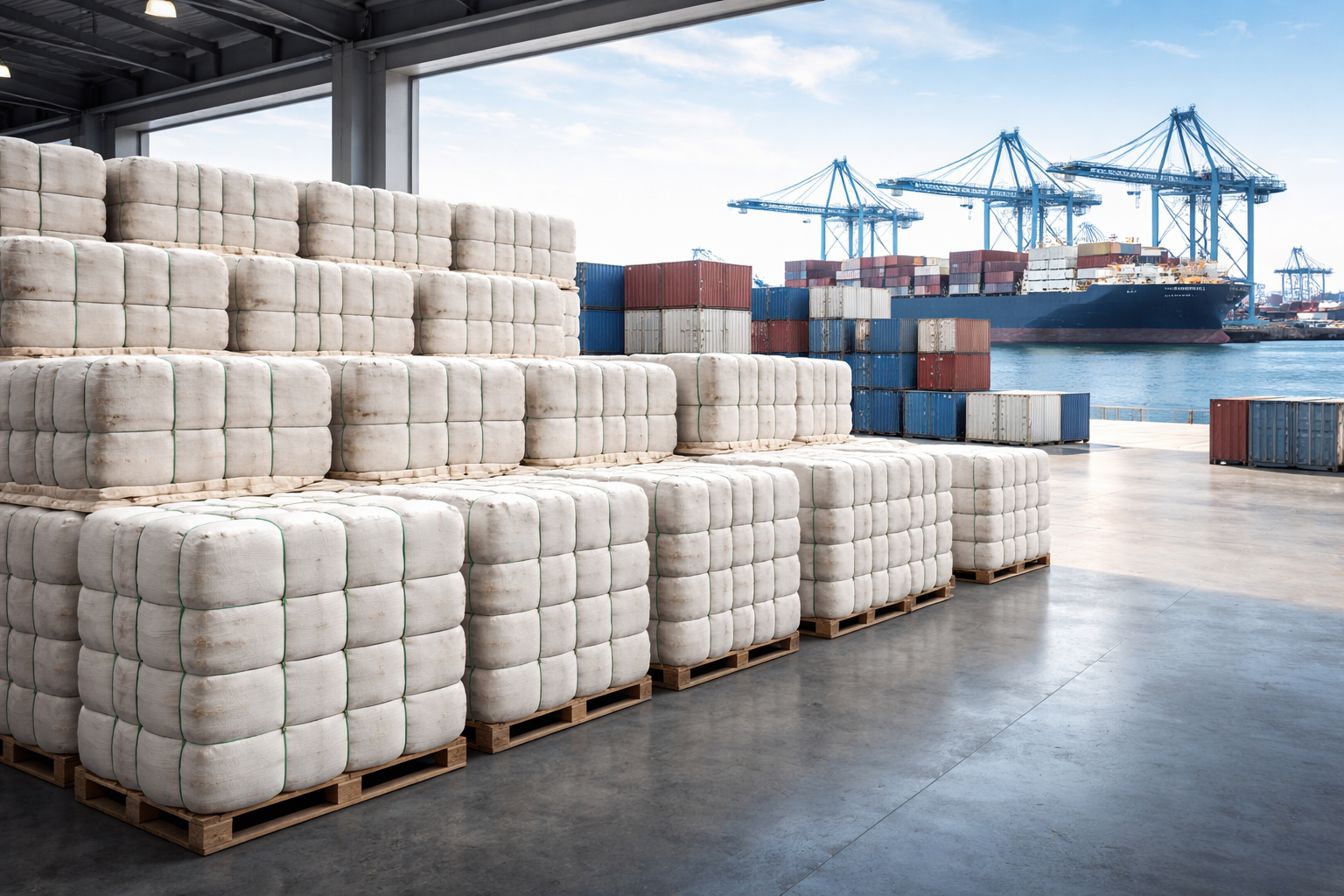 Cotton Bale Packing Gujarat