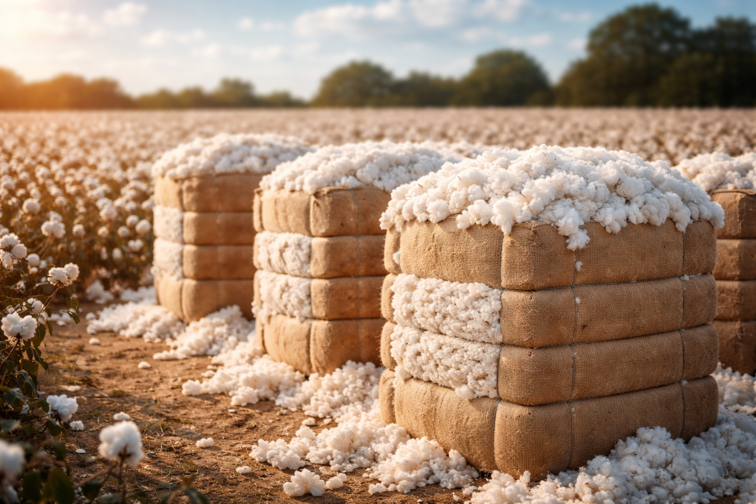 Export Cotton Bales India